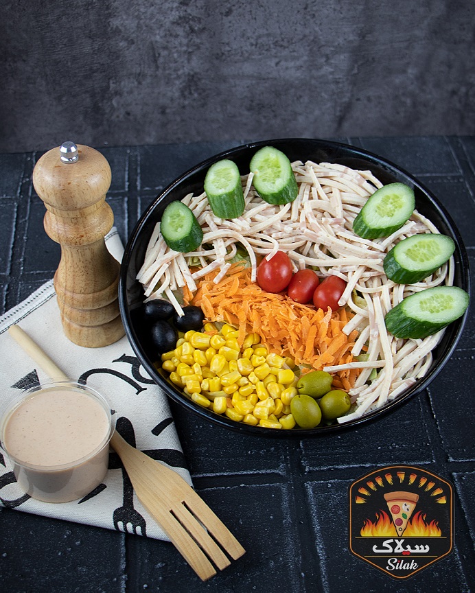  عکس سالاد ژامبون